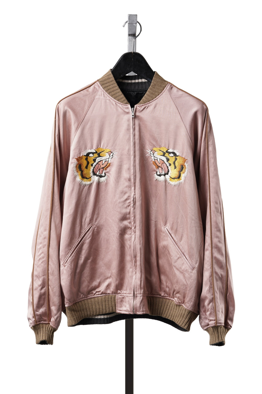 画像をギャラリービューアに読み込む, FULLCOUNT 2060 REVERSIBLE SKAJAN "TYGER HEAD" (PINK / BLACK)