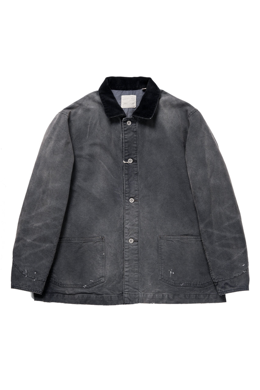 画像をギャラリービューアに読み込む, FULLCOUNT 2061CA RELAX FIT DUCK CHORE JACKET (BLACK)