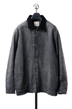 画像をギャラリービューアに読み込む, FULLCOUNT 2061CA RELAX FIT DUCK CHORE JACKET (BLACK)
