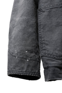 画像をギャラリービューアに読み込む, FULLCOUNT 2061CA RELAX FIT DUCK CHORE JACKET (BLACK)
