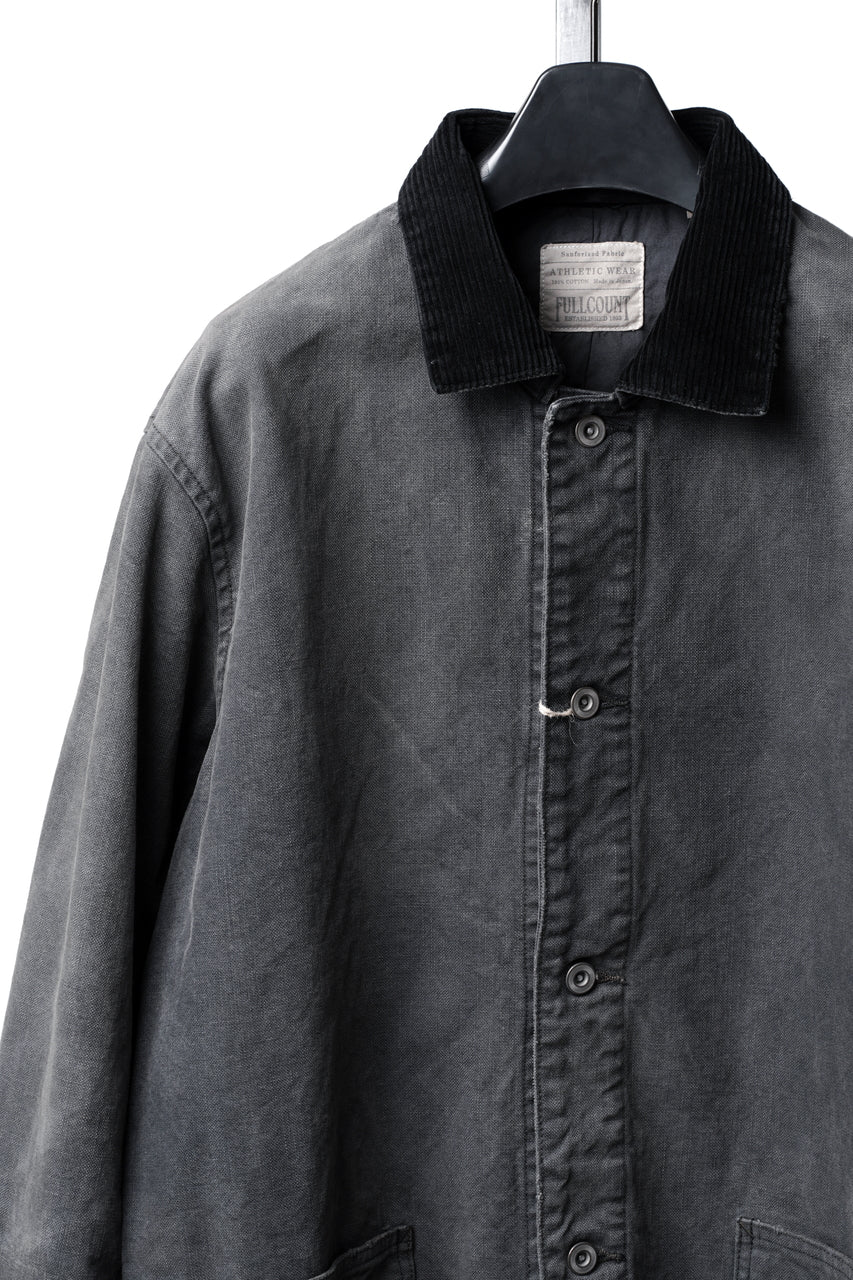 画像をギャラリービューアに読み込む, FULLCOUNT 2061CA RELAX FIT DUCK CHORE JACKET (BLACK)