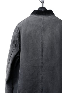 画像をギャラリービューアに読み込む, FULLCOUNT 2061CA RELAX FIT DUCK CHORE JACKET (BLACK)