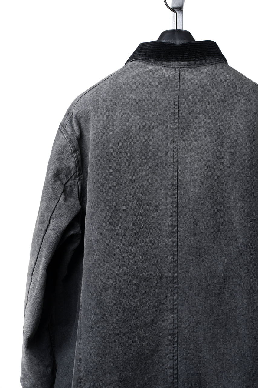 画像をギャラリービューアに読み込む, FULLCOUNT 2061CA RELAX FIT DUCK CHORE JACKET (BLACK)
