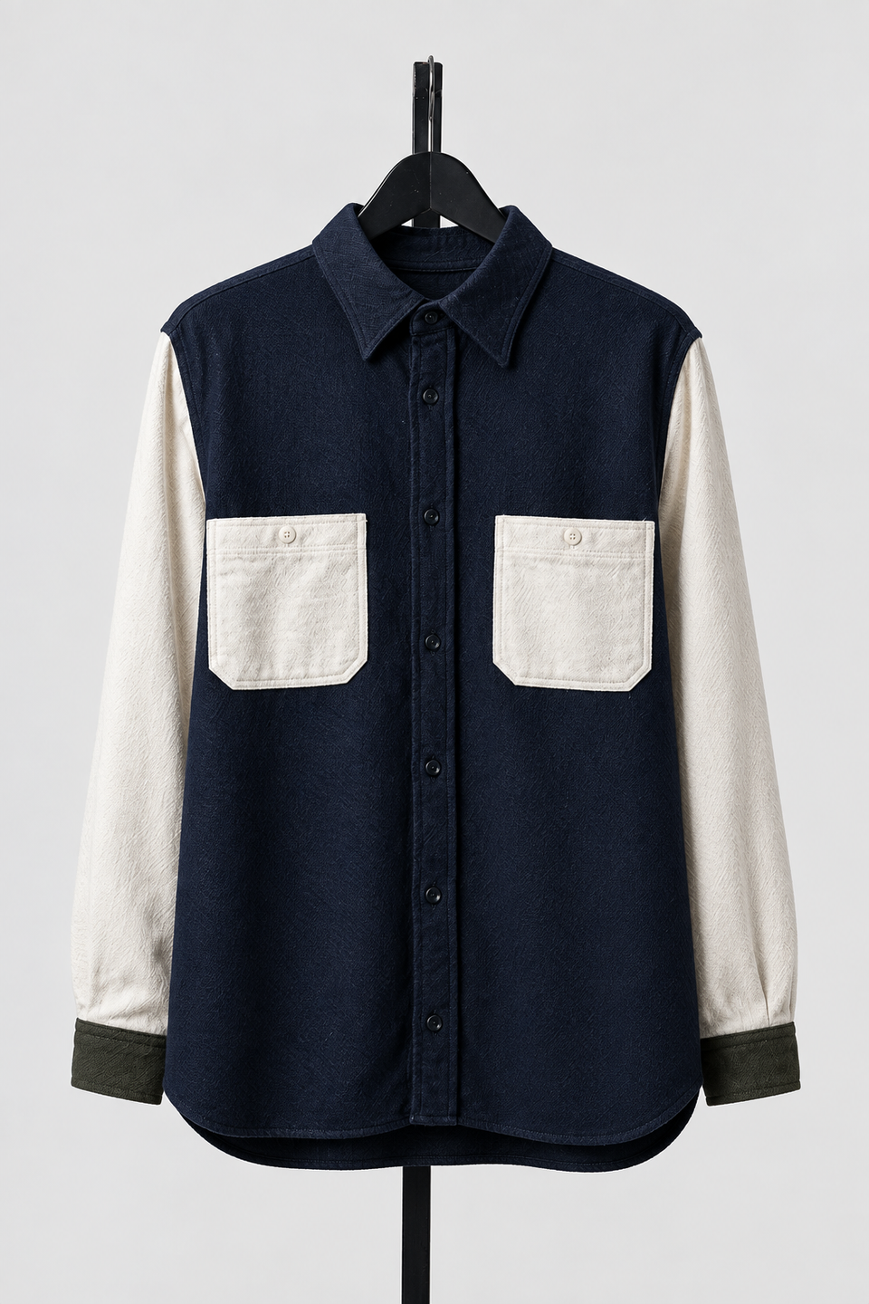 画像をギャラリービューアに読み込む, FULLCOUNT CRAZY PATTERN FLANNEL WORK SHIRT (TYPE A)