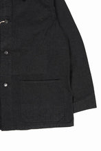 Load image into Gallery viewer, FULLCOUNT x GDC GFC2001 Leather Collar Denim Chore Jacket (BLACK)
