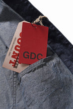 Load image into Gallery viewer, FULLCOUNT x GDC GFC2001 Leather Collar Denim Chore Jacket (INDIGO)