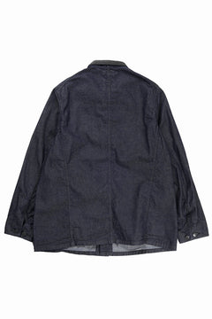 Load image into Gallery viewer, FULLCOUNT x GDC GFC2001 Leather Collar Denim Chore Jacket (INDIGO)