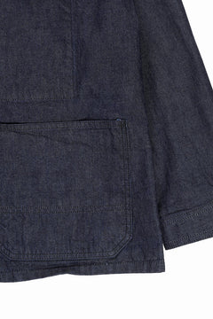 Load image into Gallery viewer, FULLCOUNT x GDC GFC2001 Leather Collar Denim Chore Jacket (INDIGO)