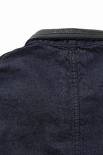 Load image into Gallery viewer, FULLCOUNT x GDC GFC2001 Leather Collar Denim Chore Jacket (INDIGO)