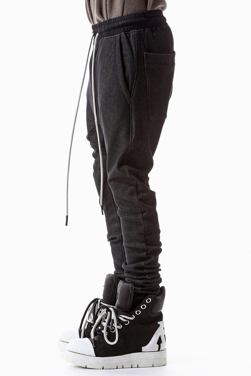 画像をギャラリービューアに読み込む, A.F ARTEFACT BOMBER HEAT SARROUEL SKINNY PANTS (BLACK)