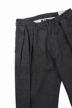 Load image into Gallery viewer, FULLCOUNT x GDC GFC1001 Big Denim Tuck Trousers (BLACK)