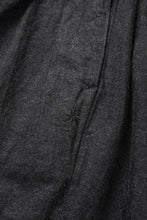 Load image into Gallery viewer, FULLCOUNT x GDC GFC1001 Big Denim Tuck Trousers (BLACK)