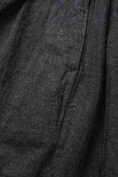Load image into Gallery viewer, FULLCOUNT x GDC GFC1001 Big Denim Tuck Trousers (BLACK)