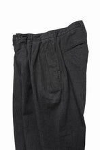 Load image into Gallery viewer, FULLCOUNT x GDC GFC1001 Big Denim Tuck Trousers (BLACK)