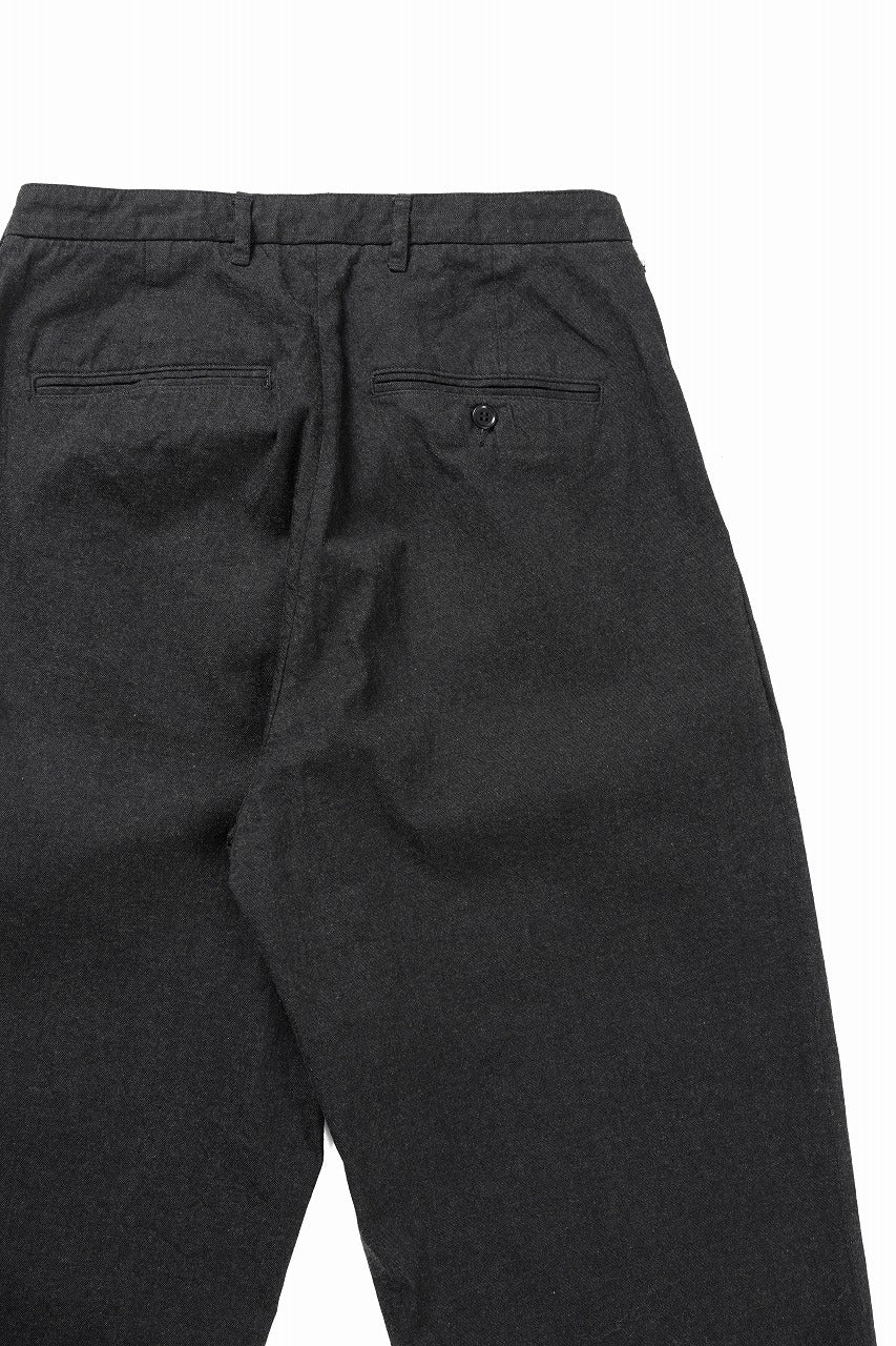 Load image into Gallery viewer, FULLCOUNT x GDC GFC1001 Big Denim Tuck Trousers (BLACK)