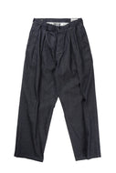 FULLCOUNT x GDC GFC1001 Big Denim Tuck Trousers (INDIGO)