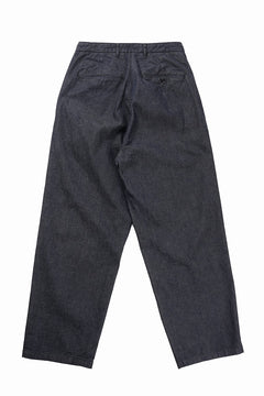 Load image into Gallery viewer, FULLCOUNT x GDC GFC1001 Big Denim Tuck Trousers (BLACK)