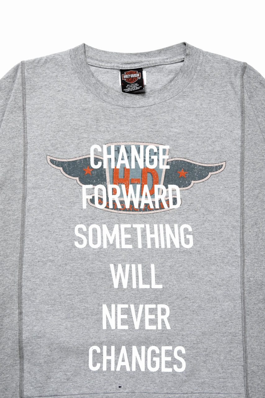 画像をギャラリービューアに読み込む, CHANGES exclusive VINTAGE REMAKE SHORT SLEEVE TEE (GREY #A)