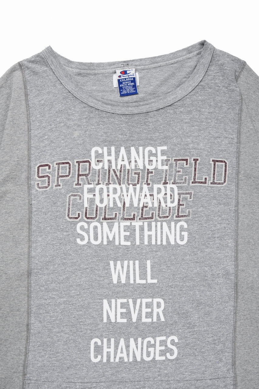 画像をギャラリービューアに読み込む, CHANGES exclusive VINTAGE REMAKE SHORT SLEEVE TEE (GREY #B)