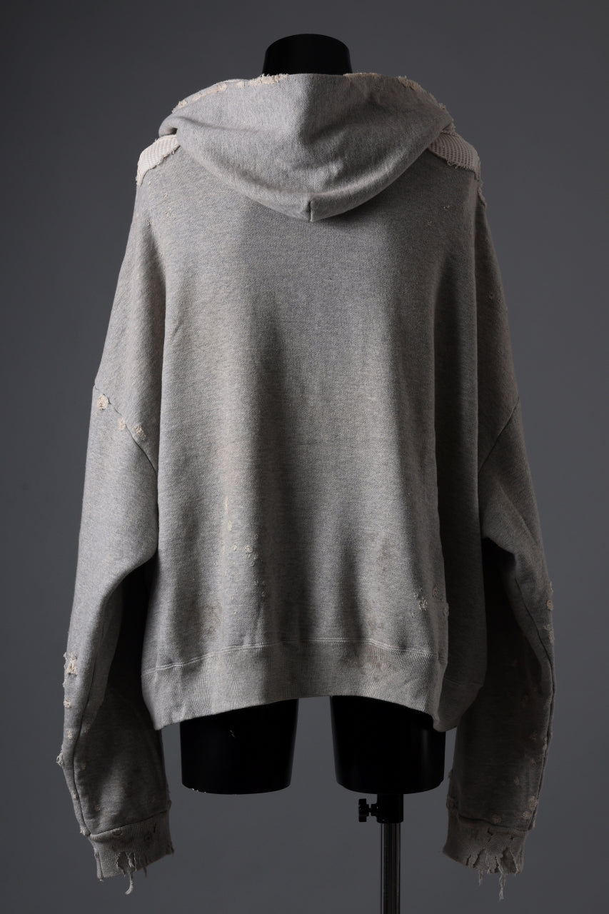 画像をギャラリービューアに読み込む, READYMADE GRUNGE DOUBLE FACE HOODIE (GRAY)