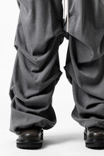 Load image into Gallery viewer, A.F ARTEFACT EXTREME WIDE BAGGY PANTS / SERGE TWILL (L.GREY)