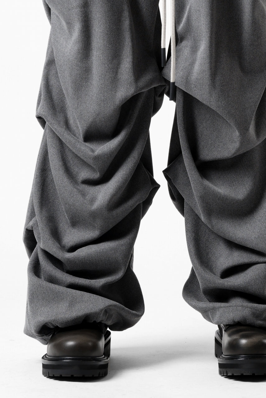 A.F ARTEFACT EXTREME WIDE BAGGY PANTS / SERGE TWILL (L.GREY)