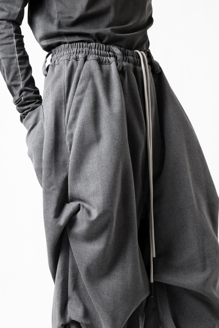 A.F ARTEFACT EXTREME WIDE BAGGY PANTS / SERGE TWILL (L.GREY)