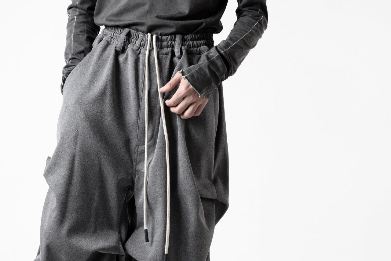 A.F ARTEFACT EXTREME WIDE BAGGY PANTS / SERGE TWILL (L.GREY)