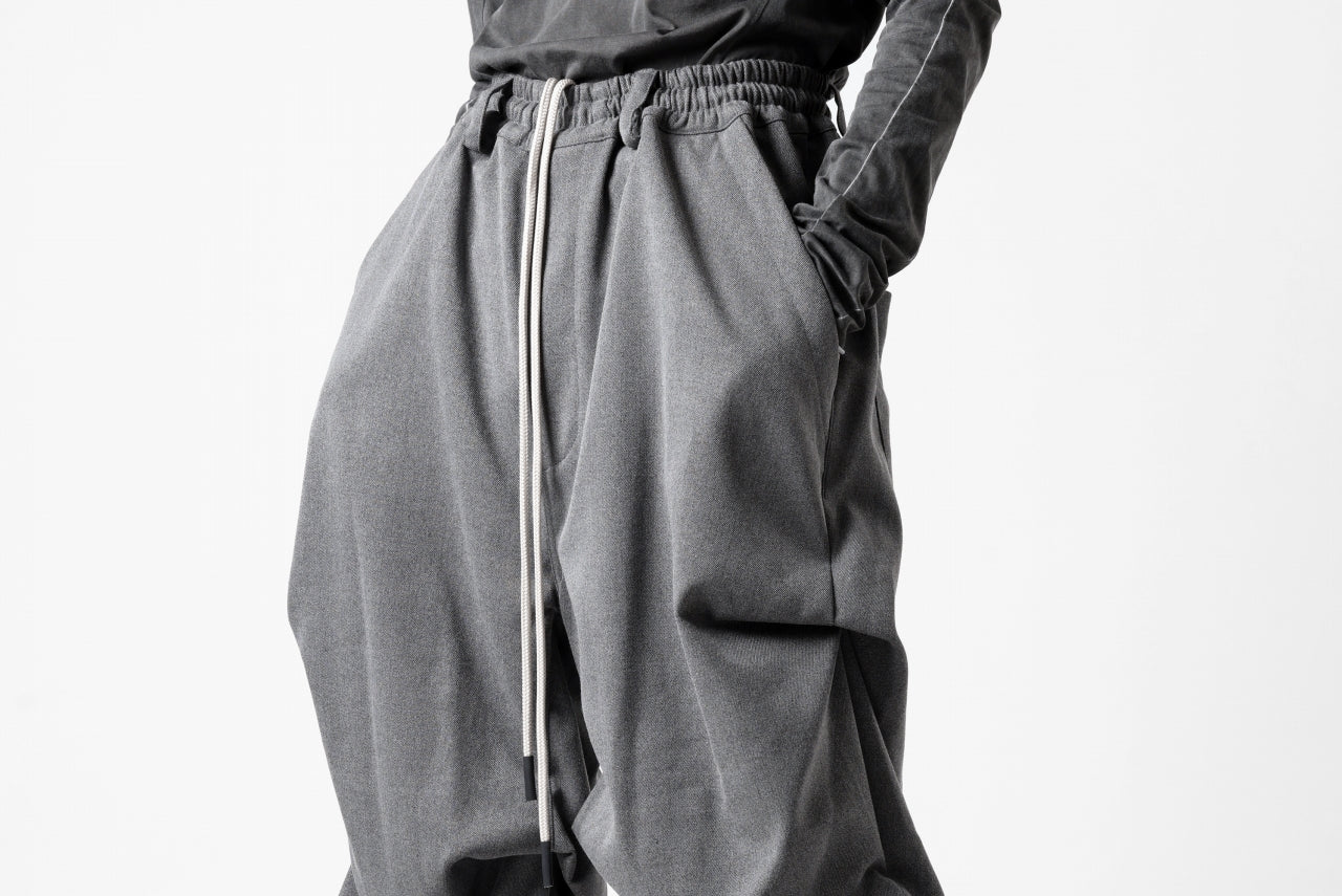 A.F ARTEFACT EXTREME WIDE BAGGY PANTS / SERGE TWILL (L.GREY)