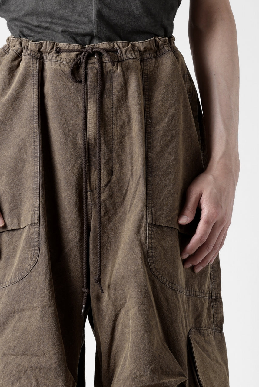 entire studios FREIGHT CARGO PANTS / COTTON CANVAS (GRAVY)