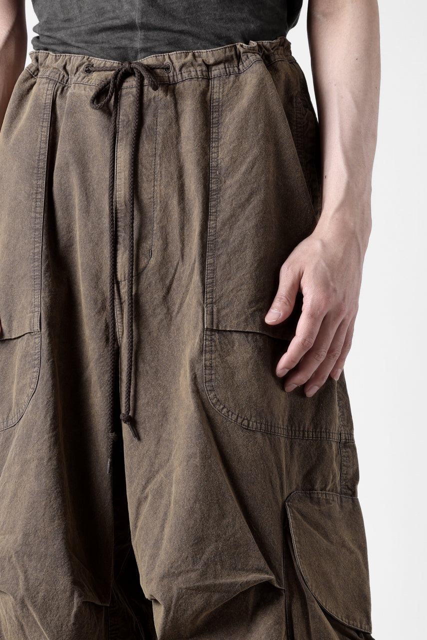 entire studios FREIGHT CARGO PANTS / COTTON CANVAS (GRAVY)