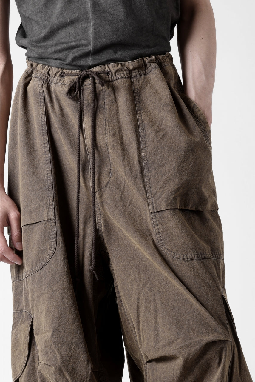 entire studios FREIGHT CARGO PANTS / COTTON CANVAS (GRAVY)