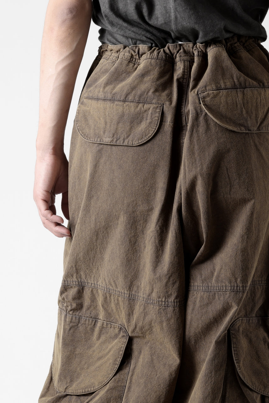 entire studios FREIGHT CARGO PANTS / COTTON CANVAS (GRAVY)