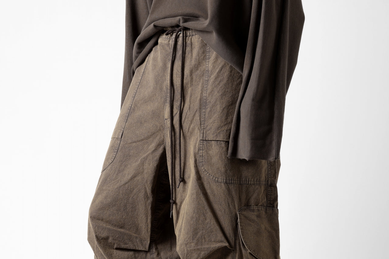 entire studios FREIGHT CARGO PANTS / COTTON CANVAS (GRAVY)