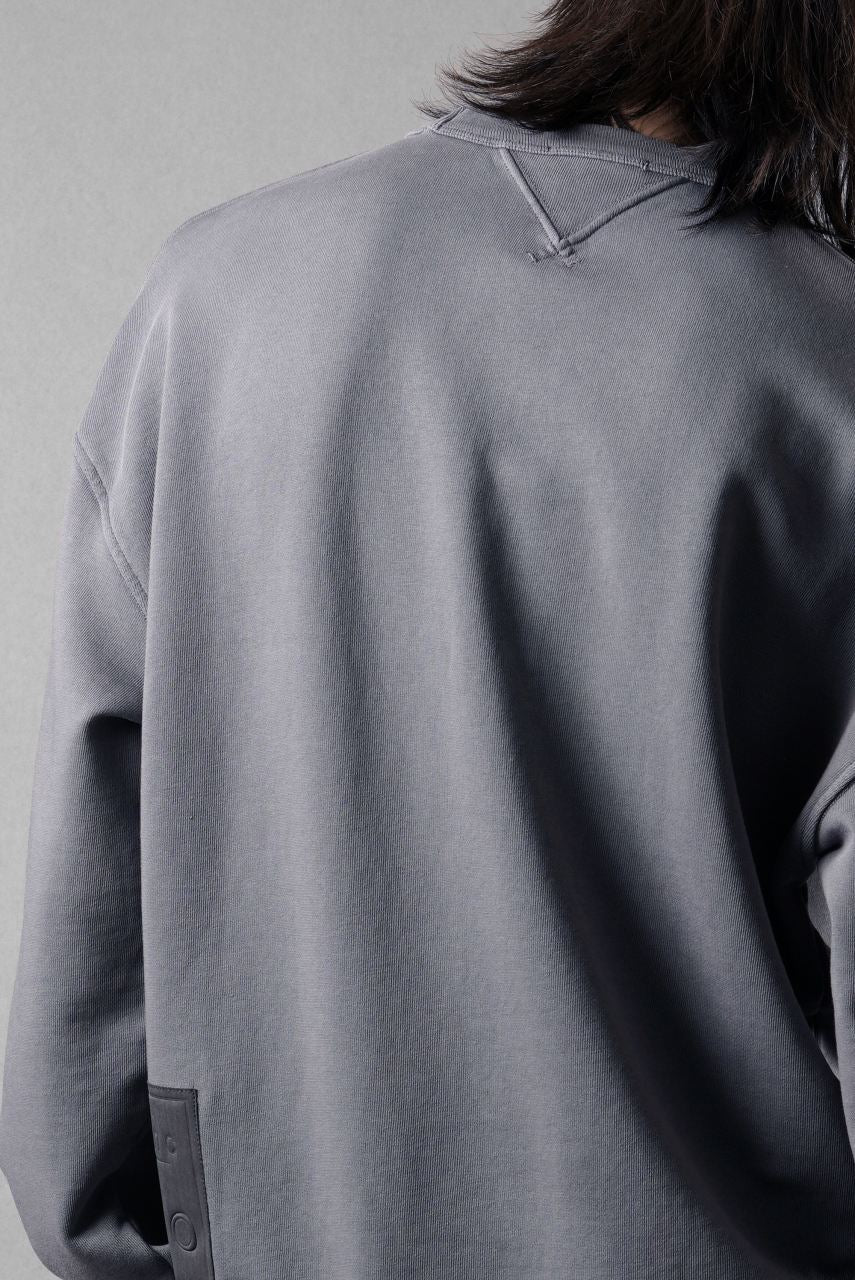 画像をギャラリービューアに読み込む, Ten c FLEECE / CREW NECK SWEAT SHIRT (GRIGIO CARBONE)