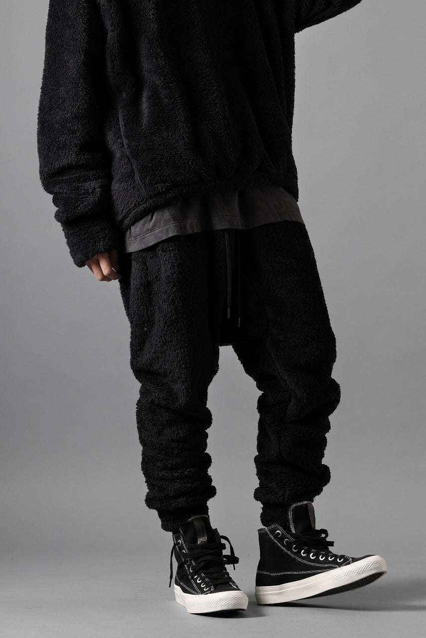 N/07 exclusive BOA FLEECE JODHPURS PANTS feat. A.F ARTEFACT (BLACK)