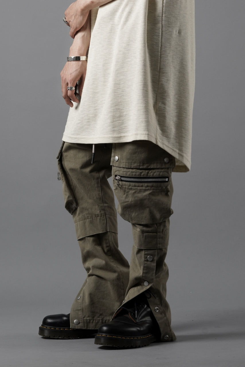 画像をギャラリービューアに読み込む, A.F ARTEFACT exclusive SOLID CARGO PANTS / BIO-WASHED CHINO CLOTH (BEIGE)
