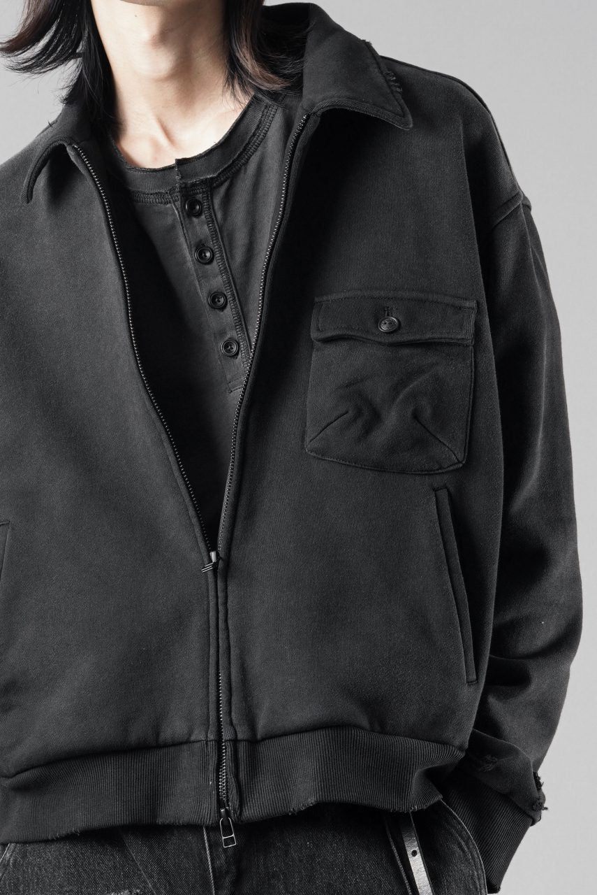 画像をギャラリービューアに読み込む, Professor.E AGED SINGLE POCKET JACKET (WASHED BLACK)【26SS PRE SALE】