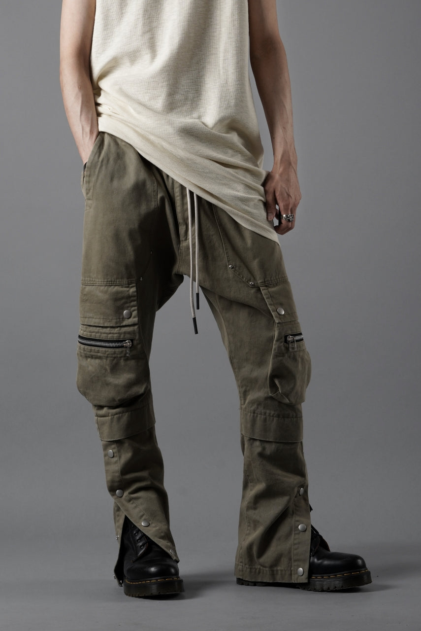 画像をギャラリービューアに読み込む, A.F ARTEFACT exclusive SOLID CARGO PANTS / BIO-WASHED CHINO CLOTH (BEIGE)
