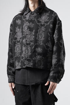 画像をギャラリービューアに読み込む, Professor.E E'ACQUARD CROPPED JACKET 2.0 (E TEXTURED JACQUARD)