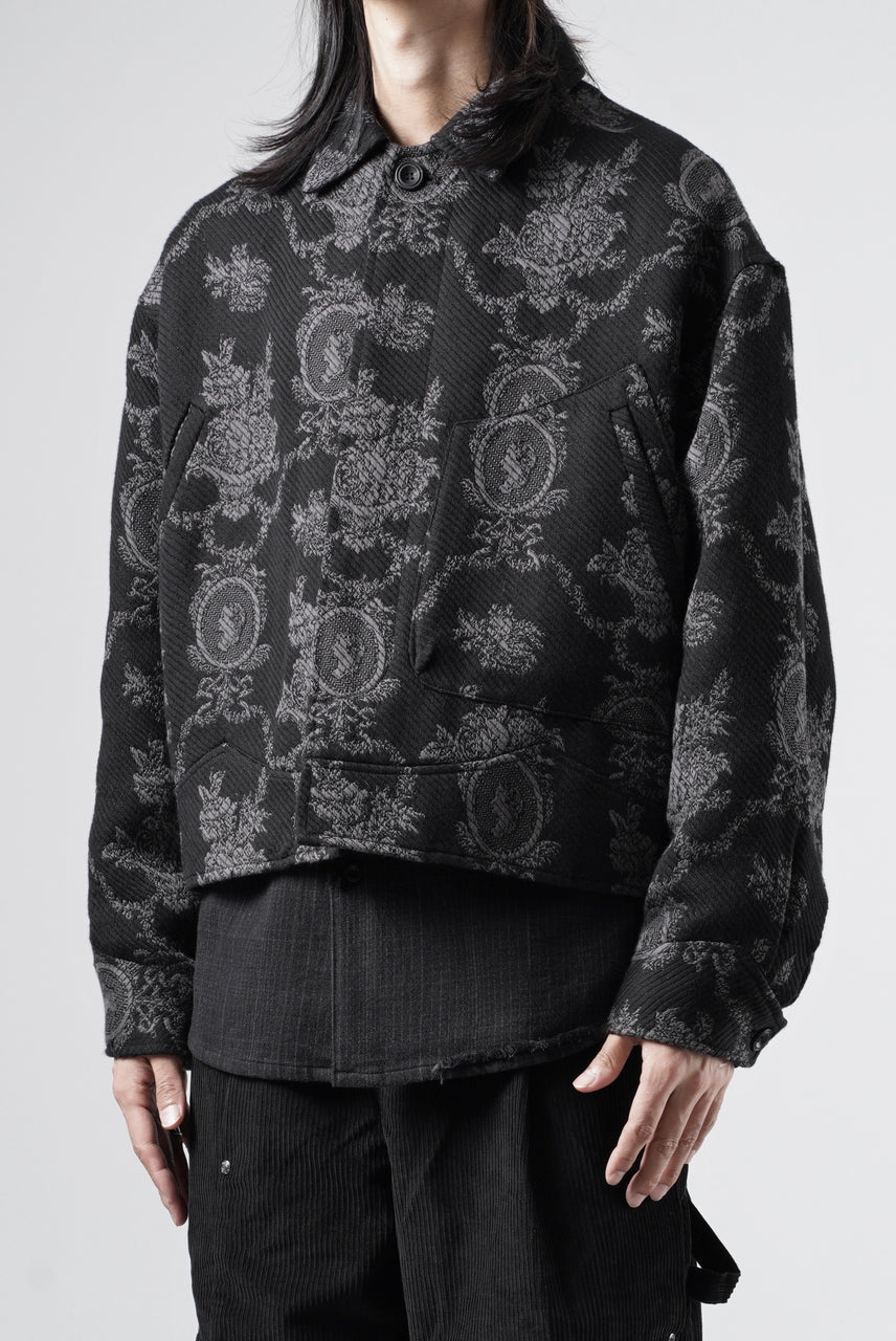 画像をギャラリービューアに読み込む, Professor.E E'ACQUARD CROPPED JACKET 2.0 (E TEXTURED JACQUARD)