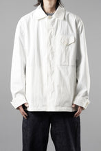 画像をギャラリービューアに読み込む, Ten c MID LAYER / SHORT JACKET (BIANCO OTTICO)