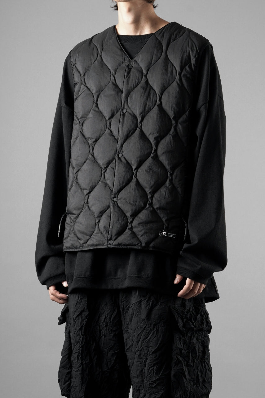 画像をギャラリービューアに読み込む, F/CE. x TAION® PACKABLE INNER DOWN VEST (BLACK)