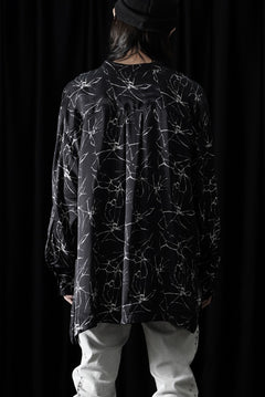 画像をギャラリービューアに読み込む, thom/krom RELAXED AOP SHIRT / SOFT VISCOSE (MARBLE PRINT)