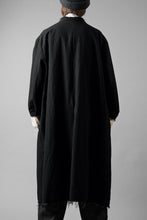 Load image into Gallery viewer, KLASICA "1983" CUT OFF CLASSIC STRAIGHT COAT / ALEXANDER TWILL MATT MIX (COAL BLACK)