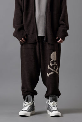 MASTERMIND WORLD LOUNGE LONG PANTS / SOFTY BOA FLEECE (BROWN x SAND)