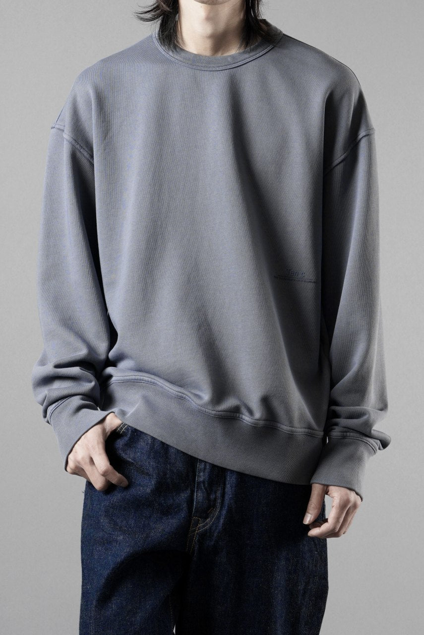 画像をギャラリービューアに読み込む, Ten c FLEECE / CREW NECK SWEAT SHIRT (GRIGIO CARBONE)