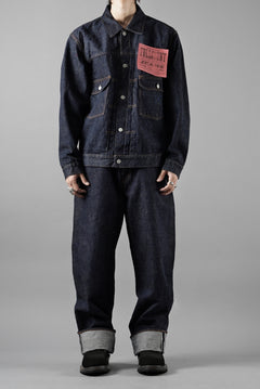 画像をギャラリービューアに読み込む, FULLCOUNT x POP TRADING COMPANY Type2 Jean Jacket / 13.7oz Zimbabwe Selvedge Denim (INDIGO BLUE)