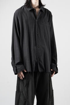 画像をギャラリービューアに読み込む, Professor.E EMBROIDERED SHIRT (BLACK)