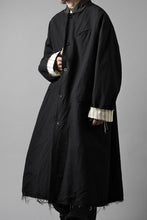 Load image into Gallery viewer, KLASICA "1983" CUT OFF CLASSIC STRAIGHT COAT / ALEXANDER TWILL MATT MIX (COAL BLACK)